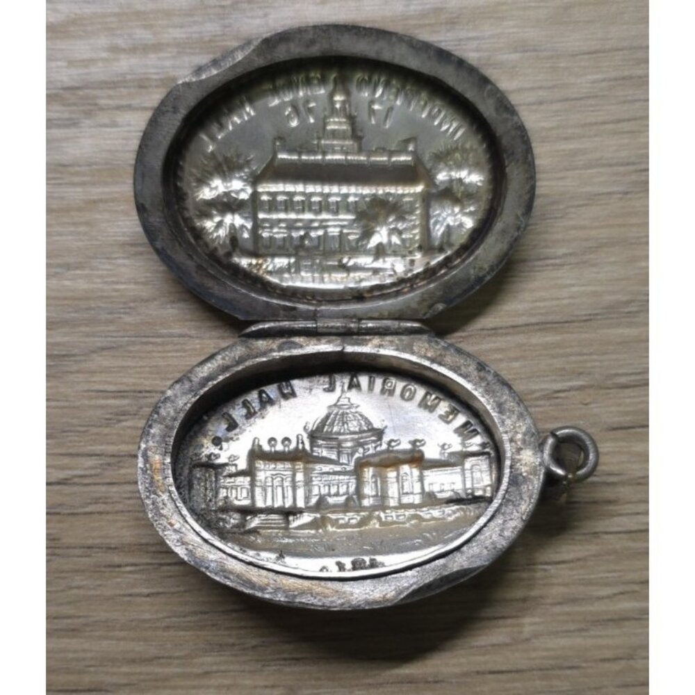 1776-1876 1st World's Fair 250 year America anniversary Centennial Locket - Picture 11 of 16